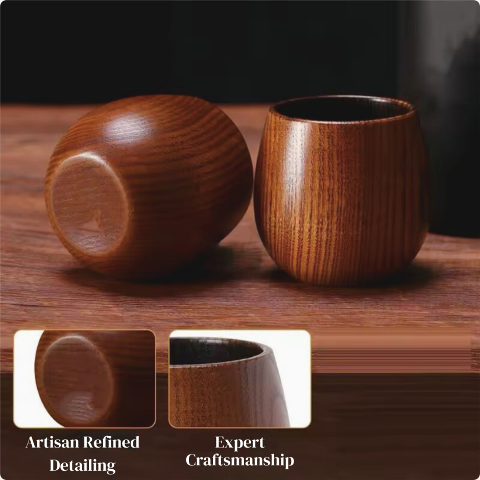 The Wooden Whiskey Glass