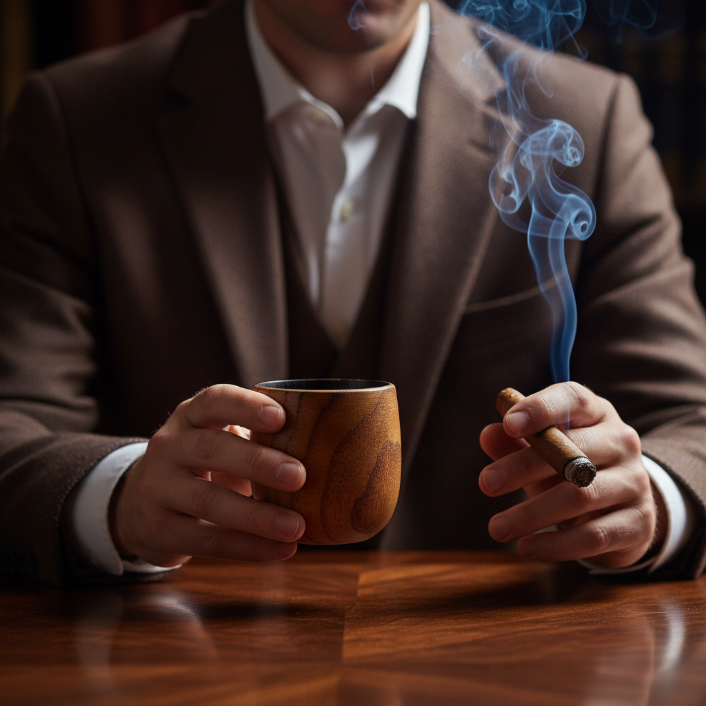 Wooden Whiskey Glass Bundle