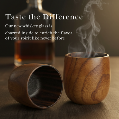Our Wooden Whiskey Glass
