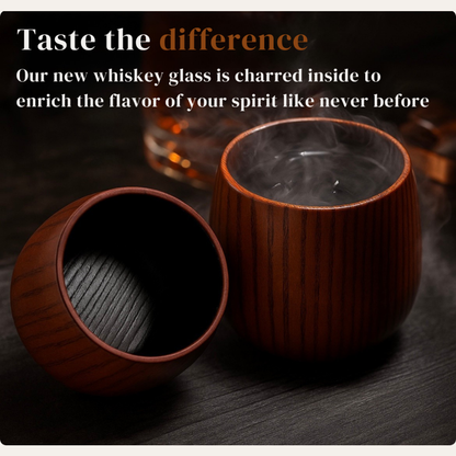 The Wooden Whiskey Glass