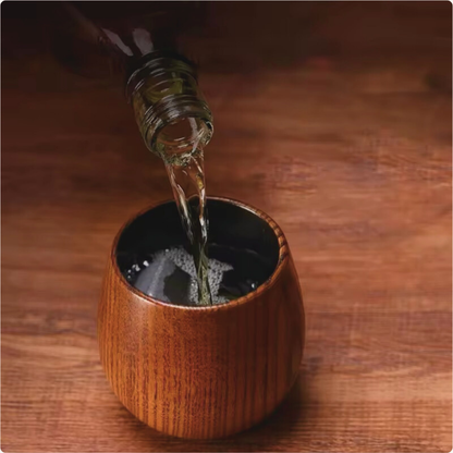 The Wooden Whiskey Glass