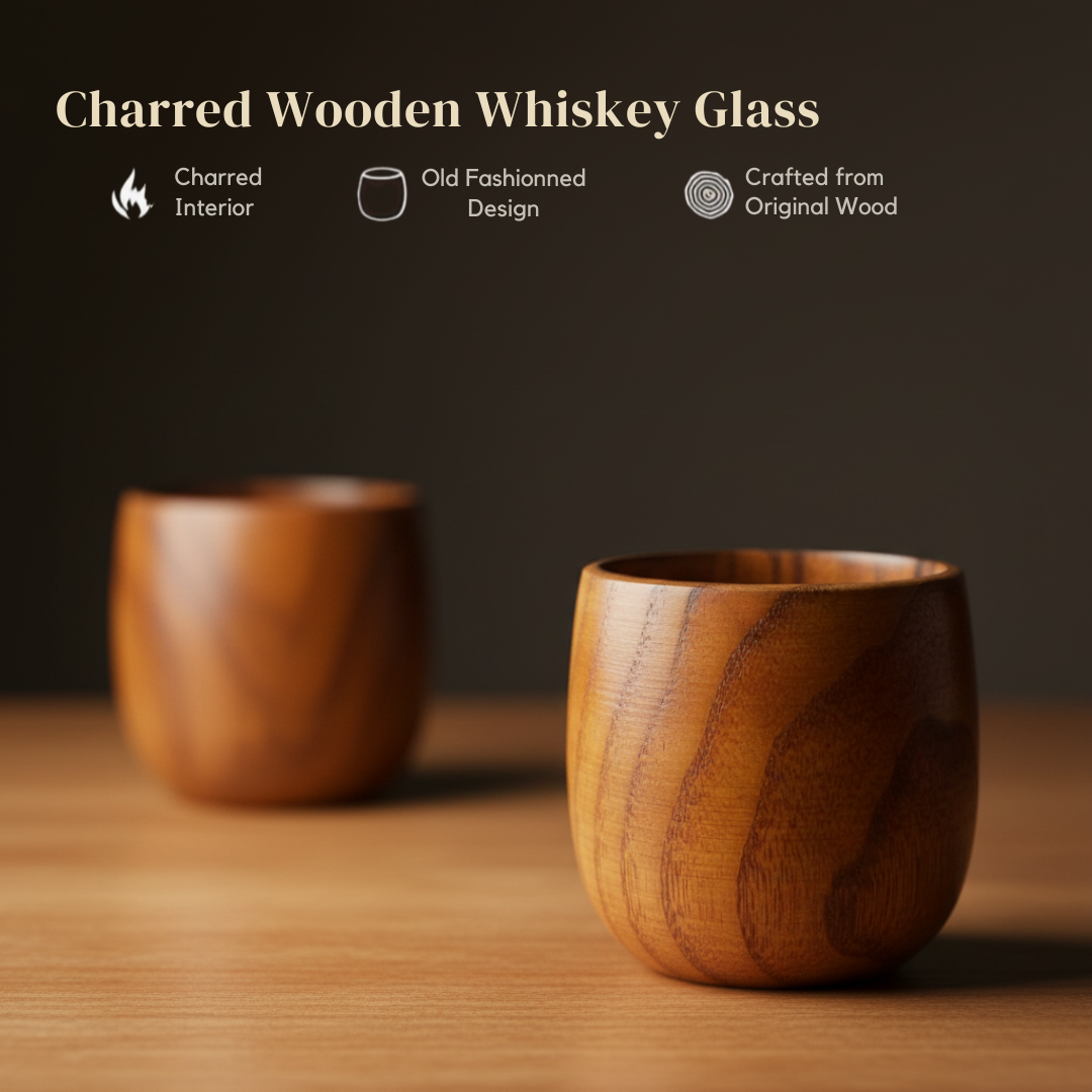 Our Wooden Whiskey Glass