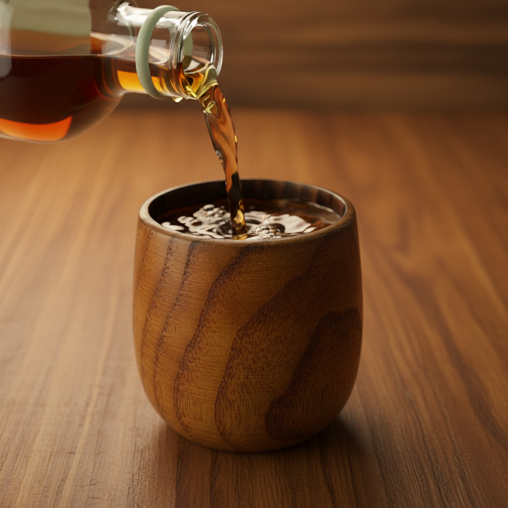 Our Wooden Whiskey Glass