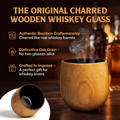 Arbor - Wooden Whiskey & Bourbon Glass