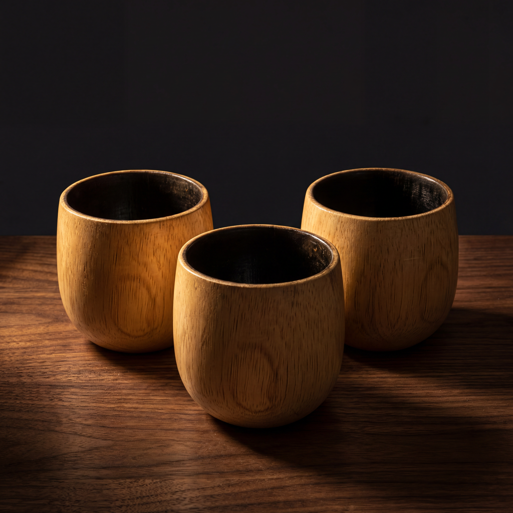 Wooden Whiskey & Bourbon Glass